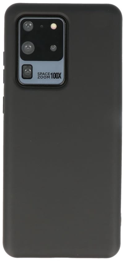 Hoesje Geschikt voor de Samsung Galaxy S20 Ultra - Fashion Color Backcover Telefoonhoesje - Zwart