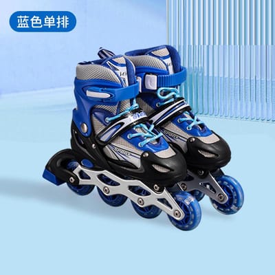 Professionele kinderskeelerset, beginnersheren- en damesskates, volwassen skates met enkele flits L size 39-42