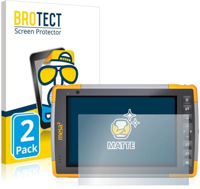 BROTECT - Screenprotector voor Juniper Systems Mesa 2 Rugged Tablet - Folie Beschermfolie matte 2 Stuks
