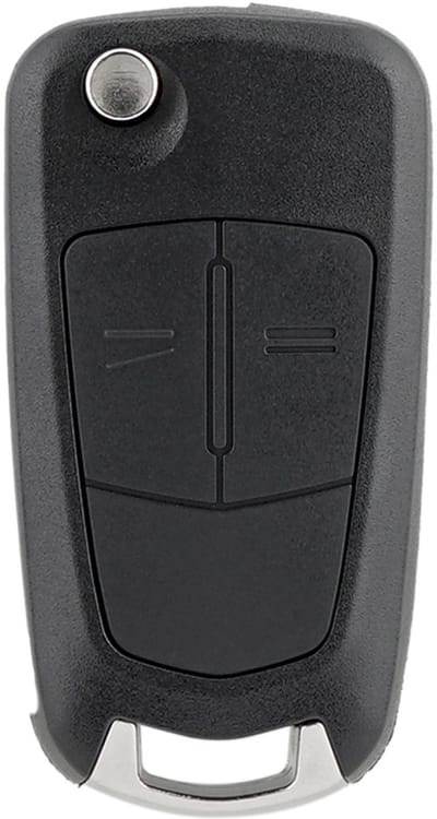 TLVX Sterke Autosleutel Behuizing Geschikt voor Opel Corsa / Astra / Vectra / Zafira / Mokka / Signum / Sleutelbaard HU100 / Ter vervanging van Originele Sleutel behuizing / Afstandsbediening Auto / 2 knops / 2 knoppen / 1 stuks