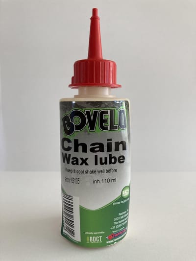 BoVelo Kettingwax 110ml - Water- en vuilafstotend - Voor droge omstandigheden