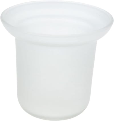 Elegante Toiletborstelhouder met Glazen Basis, Compacte Opberging voor Badkamer, Hotel en Kantoor, Waterafstotend Ontwerp en Stijlvolle Accessoires