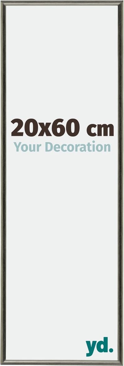 Your Decoration - Fotolijst 20x60 cm - Aluminium - Mercury Structuur - New York