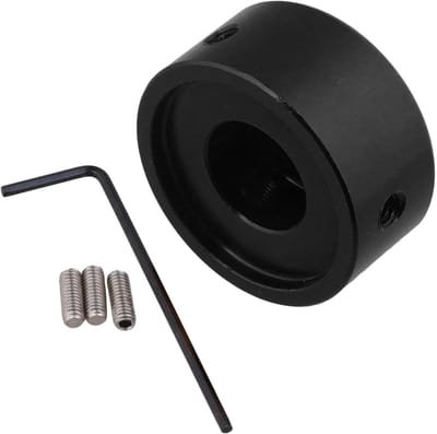 Gitaar Pedaalknoppen - Pedaal Covers - Voetschakelaars Beschermen - Aluminiumlegering Materiaal - 24 mm Diameter - Zwart