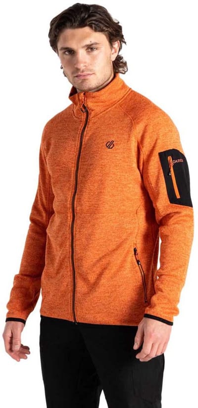 Dare2b Torrek Thermal Fleece Met Volledige Rits Oranje XS Man