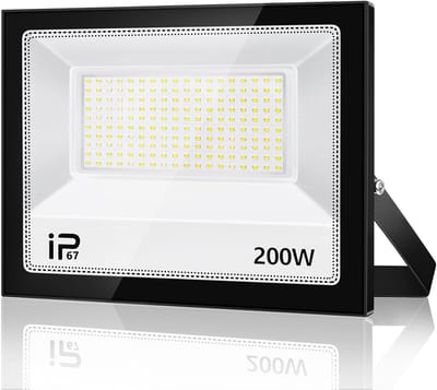 Krachtige 200W LED Buitenlamp Schijnwerper 20.000 Lumen Koudwit IP67