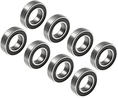 Diepe Groefkogellagers 6800-2RS 10mm ID 19mm AD 5mm Carbon Staal Dubbel Afgedicht - Geschikt voor Motoren, Skateboards en Rollers - Set van 8 Stuks