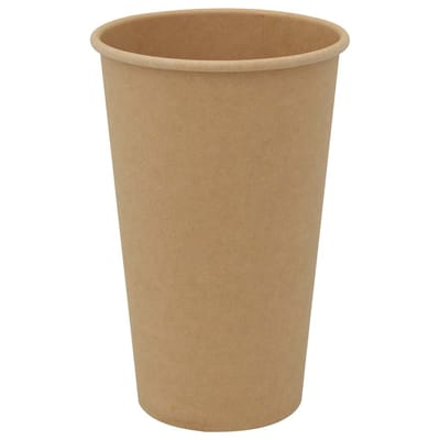 vidaXL - Papieren - koffiekopjes - 1000 - st - 16oz - 400 - ml - bruin
