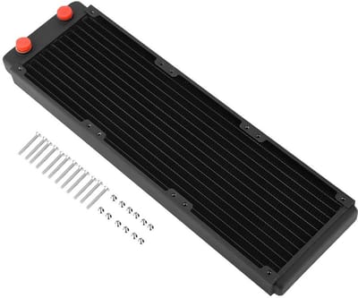 Dailygoods- Warmtewisselaar Vloeibaar - Computerwaterkoeling - Hoogwaardig Koper - G1/4 Aansluiting - Laag Geluidsniveau - Duurzaam en Efficiënt - Radiator