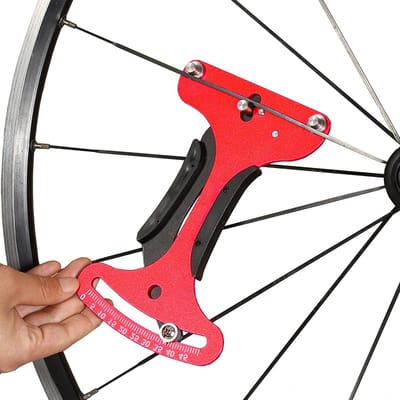 Spaken Spanning Meter voor Fietsen, Aluminium Spanning Meetinstrument, Fietsaccessoire voor Nauwkeurige Afstelling en Meting van Wielen