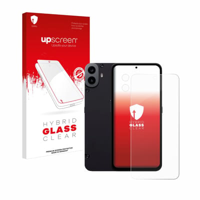 upscreen - Screenprotector voor Nothing CMF Phone 1 (Voor+Camera) - Folie Beschermfolie Beschermglas transparant