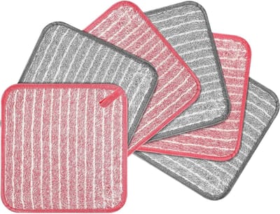 Set van 6 Wasbare Microvezel Make-up Doeken - Herbruikbare Make-up Verwijderaars, 20 x 20 cm, Ideaal voor Gevoelige Huid en Milieuvriendelijk Gebruik