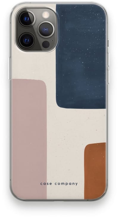 Case Company® - Hoesje geschikt voor iPhone 12 Pro Max hoesje - Geo #5 - Soft Cover Telefoonhoesje - Bescherming aan alle Kanten en Schermrand