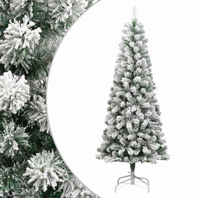 vidaXL - Kunstkerstboom - met - scharnieren - en - sneeuw - 180 - cm