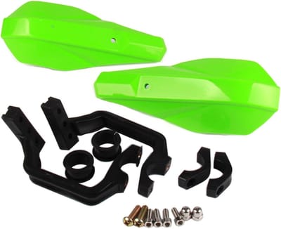 Stuurbeschermers Motor - Handvat Protectors - Bescherming Tijdens Rijden - Versterkt Ontwerp - Universeel 22/28MM - Groen