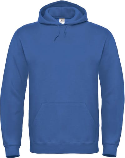 Cotton Rich Hooded Sweatshirt B&C Collectie maat XS Kobaltblauw