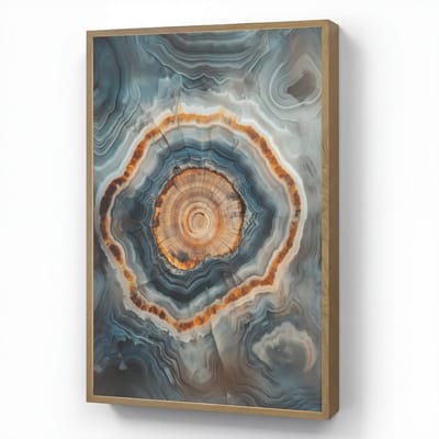 Wandlamp 70x100 cm - Oplaadbaar - Cirkel - Ringen - Steen - Tinten - Wandlampen binnen woonkamer - Slaapkamer lamp - Decoratieve nachtlamp - Vloerlamp draadloos