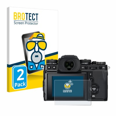 BROTECT - Screenprotector voor Fujifilm X-T3 - Folie Beschermfolie matte 2 Stuks