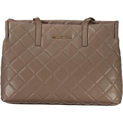 VALENTINO Shopper Schoudertas met laptopvak Ocarina Shopping Bag Taupe