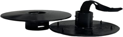 Watermat Bevestigingsset - Montageset Zwemeiland - Watersport Beveiliging - Snelle 3-traps Montage - 91 x 45 cm - Wit