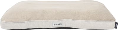 Scruffs Harvard Hondenkussen - Orthopedisch Matras - Memory Foam - Pearl Grey - L - 100 x 70 cm