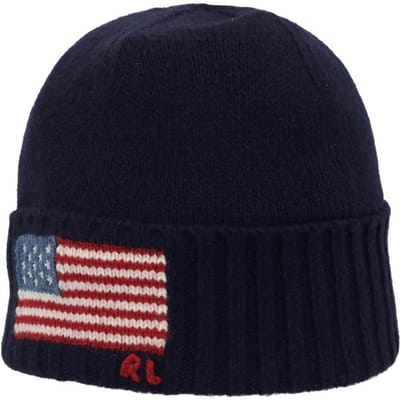 Polo Ralph Lauren Vlag Gebreide Muts Pc1441 443 PC1441-443 black