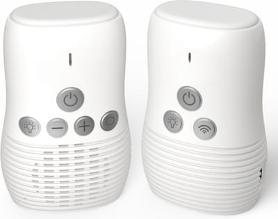 Youha Audio Babyfoon - DECT Babyphone zonder Camera - Babyfoon zonder Wifi - Tweerichtingscommunicatie - Nachtlampje - 280 Meter Bereik