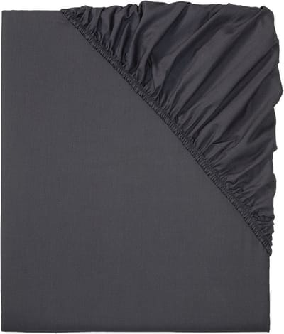 Kaufland Hoeslaken - 140-160x200cm - Antraciet/grijs - Polyester/katoen