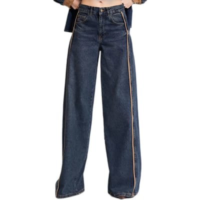 It's Basic - Palazzo Mid Rise Jeans