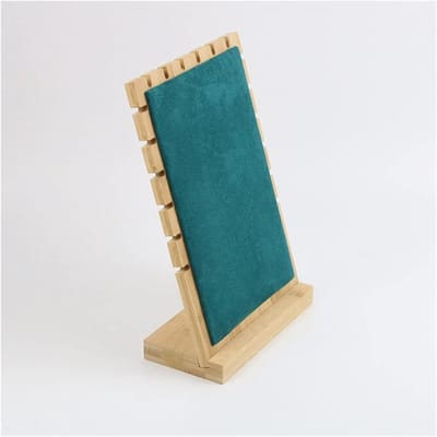 Sieraden Display - Hanger Houder - Sieraden Tonen - Fluweel Hout - 1 Stuk - Groen