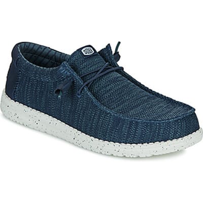 HEYDUDE Wally Stretch Sox Instappers blauw - Maat 40