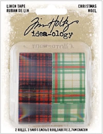 Idea-ology Tim Holtz - Linen Tape Patchwork Christmas (TH94299)