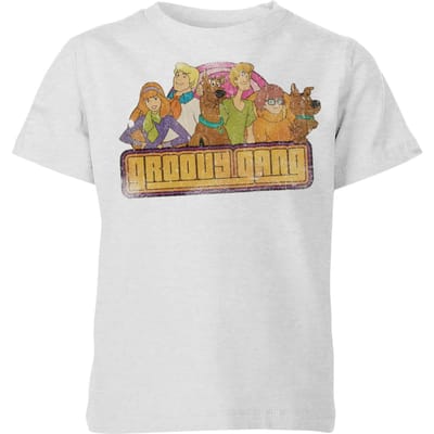 Scooby Doo Groovy Gang Kids' T-Shirt - Grey - 98/104 (3-4 jaar)