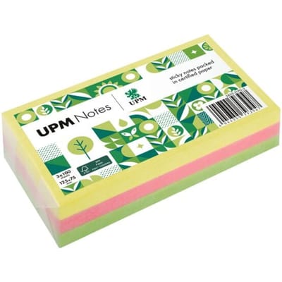 3x 100 bladen herkleefbare notes »5855-21PG-3« verpakt in glasfolie - brillantmi