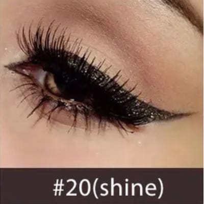 Waterproof Shiny Gel Eyeliner - 20 Black - 0.2g