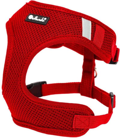 Petlando Hondenharnas Mesh Vest Rood - Hondentuig - L 37-44/50-68 Cm