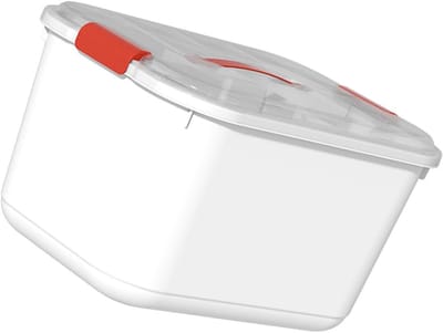 EHBO-organizer - Noodopbergdoos - Veilige Opslag - Verwijderbare Lade - 25 x 20 x 16 cm - Rood
