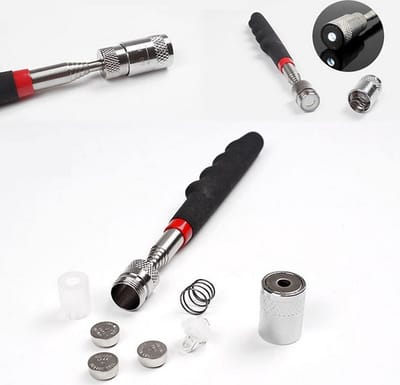 magneet stick telescopisch met LED verlichting