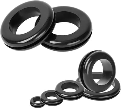 Dailygoods- Rubberen Doppen - 10 Stuks - Boordiameter 30 mm - Montagediameter 35 mm - Kabeldoorvoer - Rubber Stop - Duurzaam Materiaal - Doorvoeren