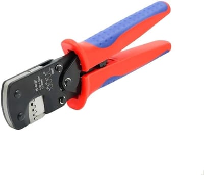Krimptang Elektronica - Draadkrimper - Precisie Bedrading - Verstelbare Diepte - AWG 20-28 - Zwart