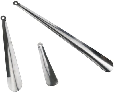 Dailygoods- Schoenhoorn Professionele RVS - Schoenlepel Lang - Duurzaam - Ondersteuning Hoge Hakken - Onderhoud Schoenen - Lengte 45 cm