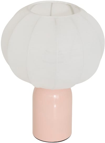 Atmosphera Tobie Tafellamp - Ø25xH33cm - Roze