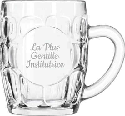 Bierpul gegraveerd - 55cl - La Plus Gentille Institutrice