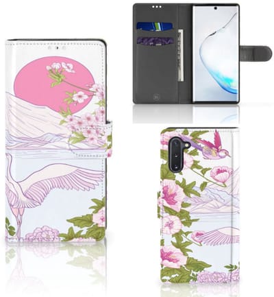 Samsung Galaxy Note 10 Telefoonhoesje met Pasjes Bird Standing
