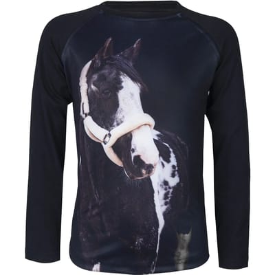 Kinder-T-shirt met lange mouwen Red Horse Pixel FW22