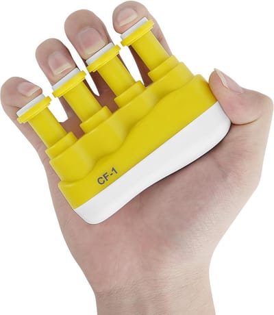 Guitar Finger Amplifier voor Verbetering van Handkracht en Snelheid, Ideaal voor Gitaar- en Basgitaarspelers, Grip Trainer en Vingerweerstandsoefeningen