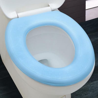 EVA O Type Toiletbrilhoes Waterdicht Closetbril Wasbaar Toiletbrilkussen Sticker Badkamer Toiletring Mat Hoes Kussen