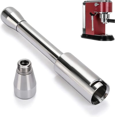 Koffiezetapparaat Stoommondstuk - Stoom Wand Buis - Melkschuim Maken - Roestvrij Staal - 13.80 mm Inlaat - Zilver