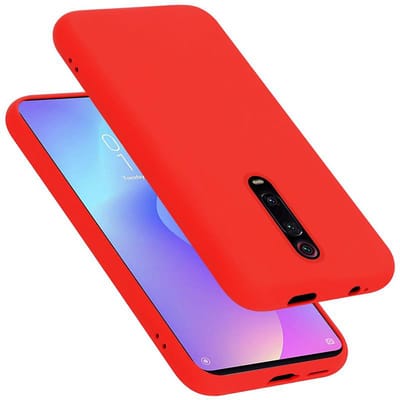 Cadorabo Hoesje geschikt voor Xiaomi Mi 9T / Mi 9T PRO / RedMi K20 / RedMi K20 PRO in LIQUID ROOD - Beschermhoes gemaakt van flexibel TPU silicone Case Cover
