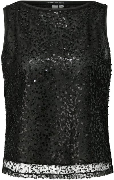 Q/S designed by - Dames bloes - Maat 36 - Vrouwen - ZWART - voering